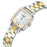 Lee Cooper Stainless Steel Silver and Gold Watch for Women LC08283.220