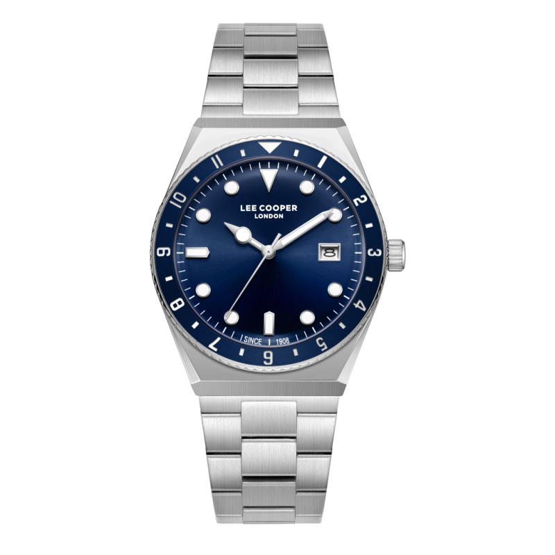 Lee Cooper Stainless Steel Silver Watch for Men LC08284.390