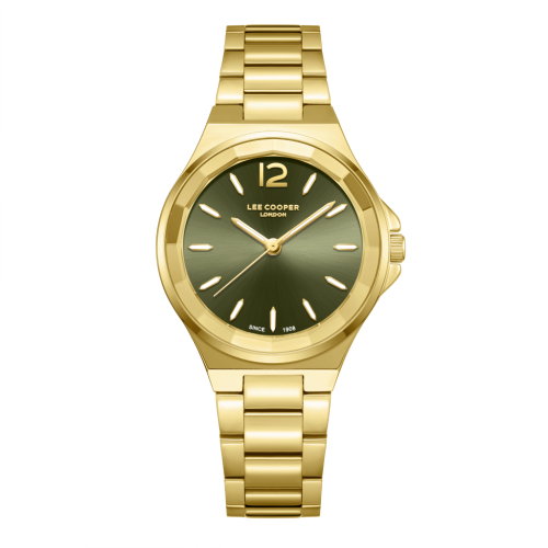Lee Cooper Stainless Steel Gold Watch for Women LC08286.170