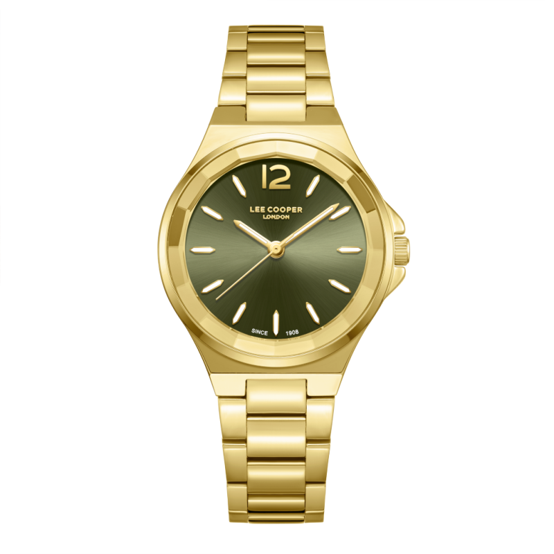 Lee Cooper Stainless Steel Gold Watch for Women LC08286.170