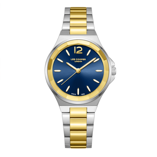 Lee Cooper Stainless Steel Silver and Gold Watch for Women LC08286.290