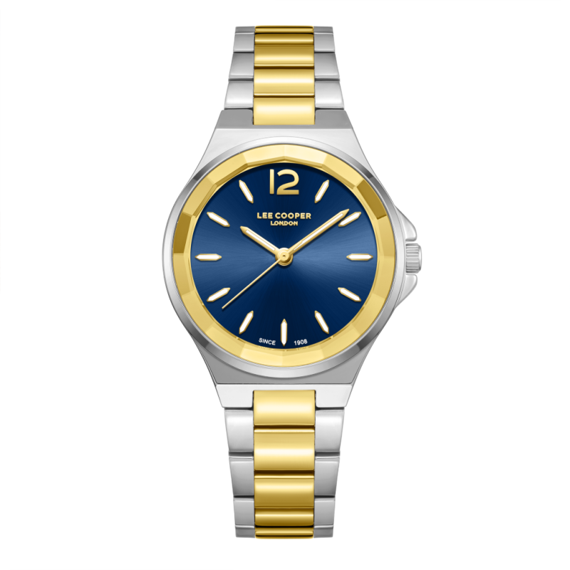 Lee Cooper Stainless Steel Silver and Gold Watch for Women LC08286.290