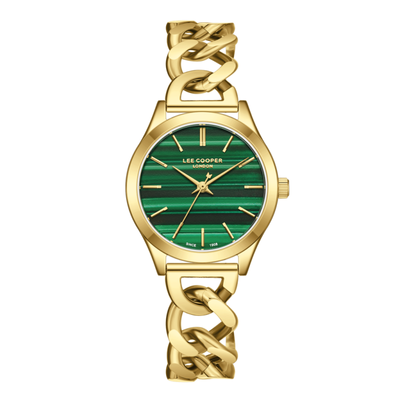 Lee Cooper Stainless Steel Gold Watch for Women LC08291.170