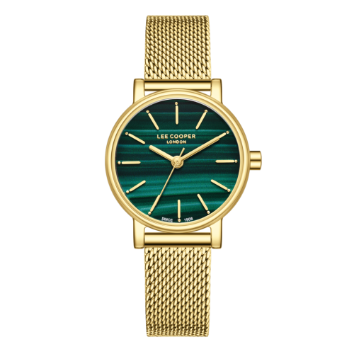 Lee Cooper Mesh Band Gold Watch for Women LC08292.170