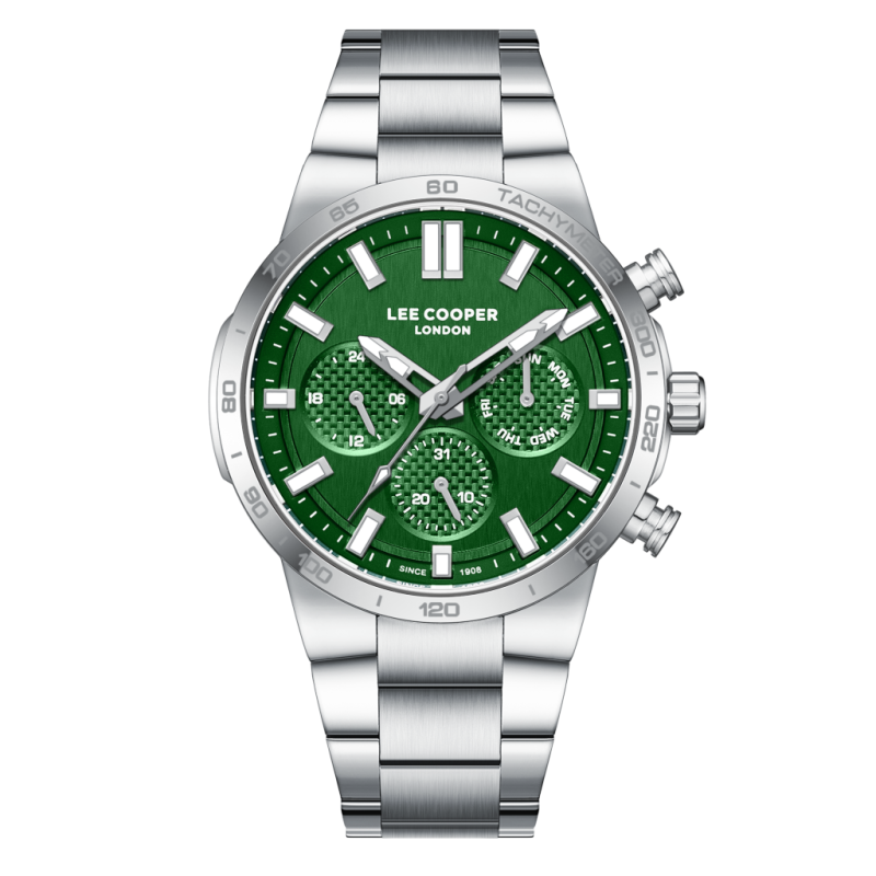 Lee Cooper Stainless Steel Silver Watch for Men LC08293.370