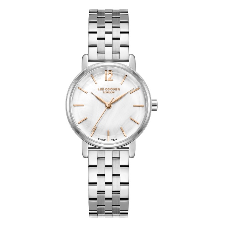 Lee Cooper Stainless Steel Silver Watch for Women LC08297.370