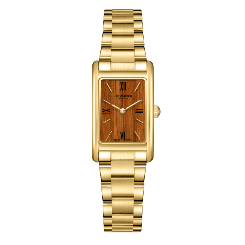 Lee Cooper Stainless Steel Gold Watch for Women LC08300.140