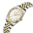 Lee Cooper Stainless Steel Silver and Gold Watch for Women LC08303.220