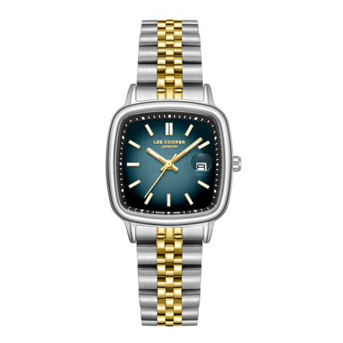 Lee Cooper Stainless Steel Silver and Gold Watch for Women LC08307.270