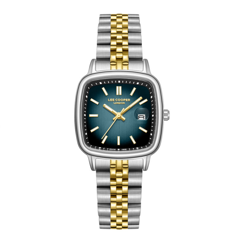 Lee Cooper Stainless Steel Silver and Gold Watch for Women LC08307.270