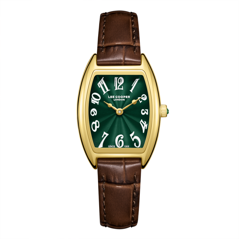 Lee Cooper Leather Brown Watch for Women LC08315.172