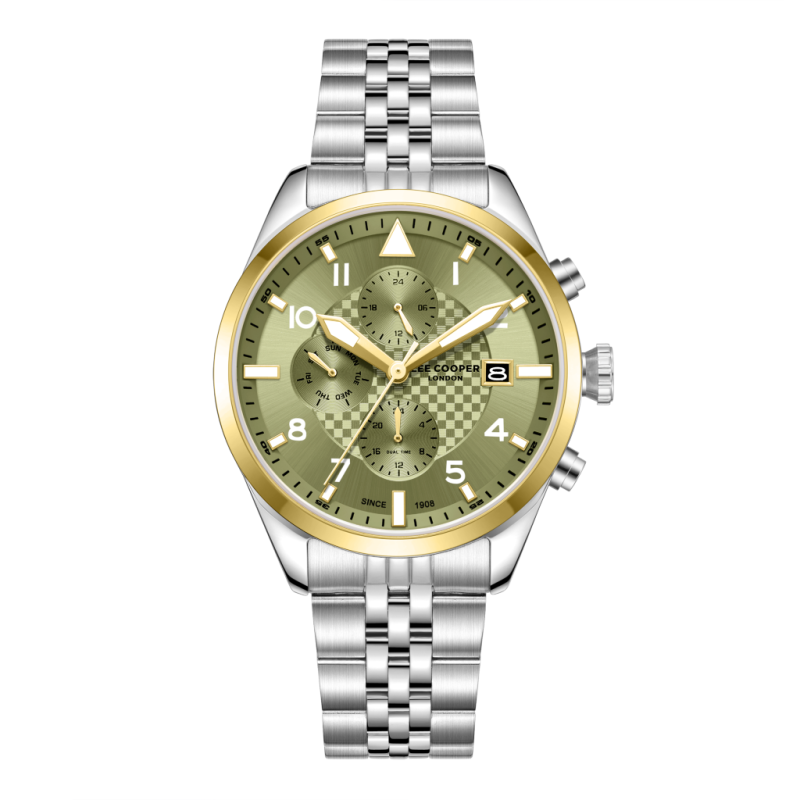 Lee Cooper Stainless Steel Silver Watch for Men LC08318.170
