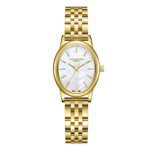 Lee Cooper Stainless Steel Gold Watch Set for Women LC08319.120