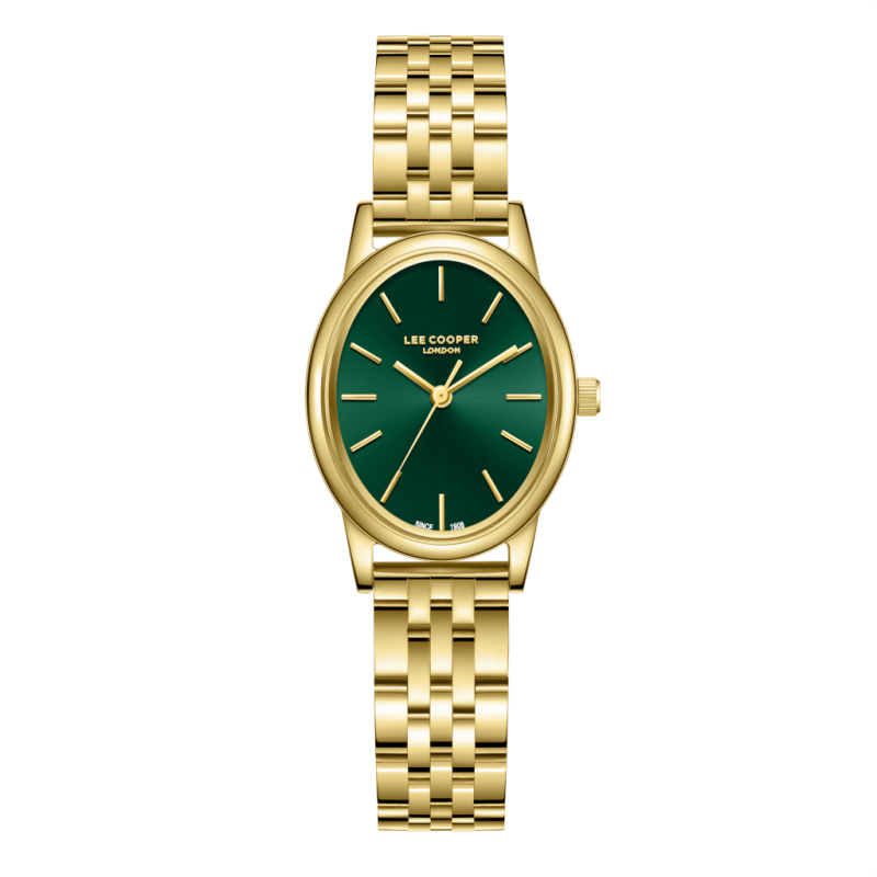 Lee Cooper Stainless Steel Gold Watch Set for Women LC08319.170