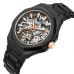 Lee Cooper Stainless Steel Black Watch for Men LC08368.650