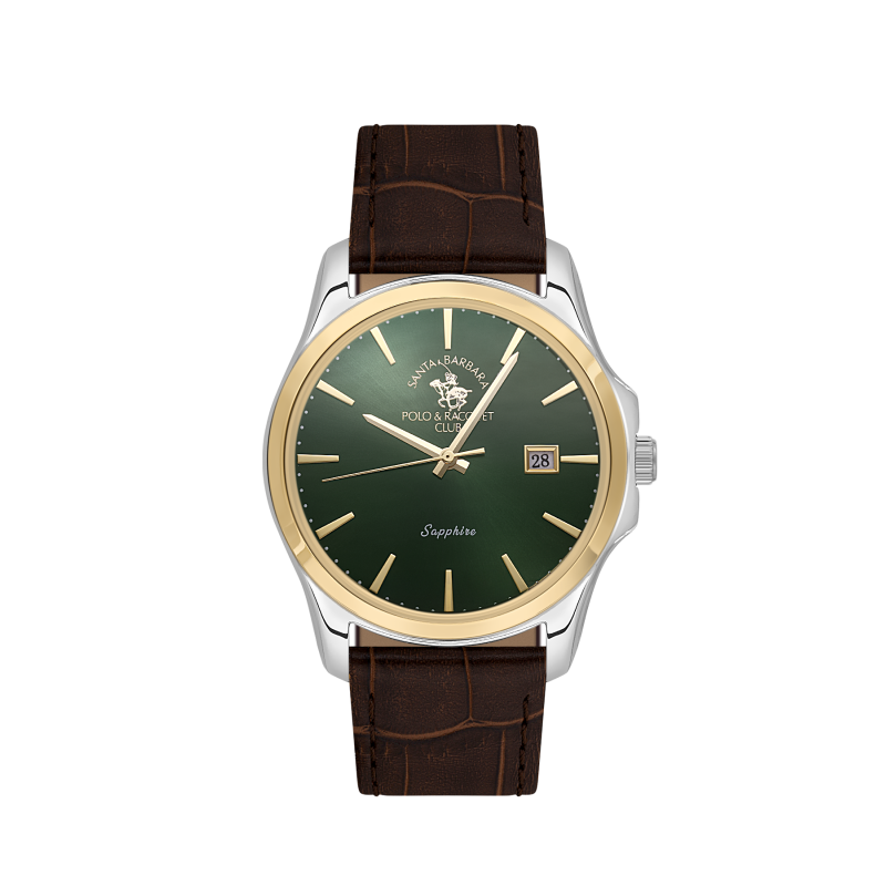 Santa Barbara Polo & Racquet Club Noble Dark Brown Stainless Steel Watch for Men SB.1.10535-5