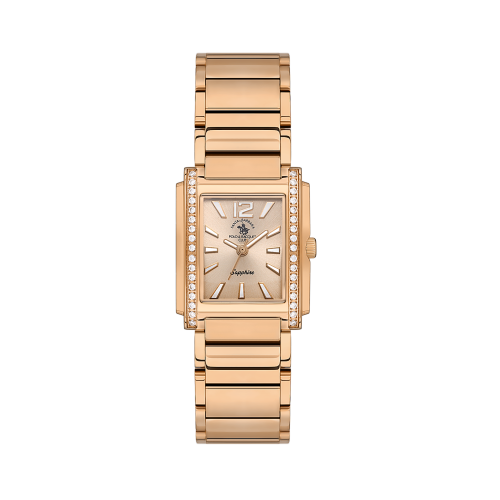 Santa Barbara Polo & Racquet Club Luxury Rose Gold Stainless Steel Watch for Women SB.1.10547-5