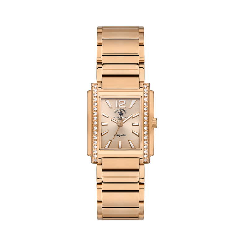 Santa Barbara Polo & Racquet Club Luxury Rose Gold Stainless Steel Watch for Women SB.1.10547-5