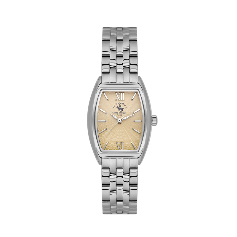 Santa Barbara Polo & Racquet Club Unique Silver Stainless Steel Watch for Women SB.1.10671-2