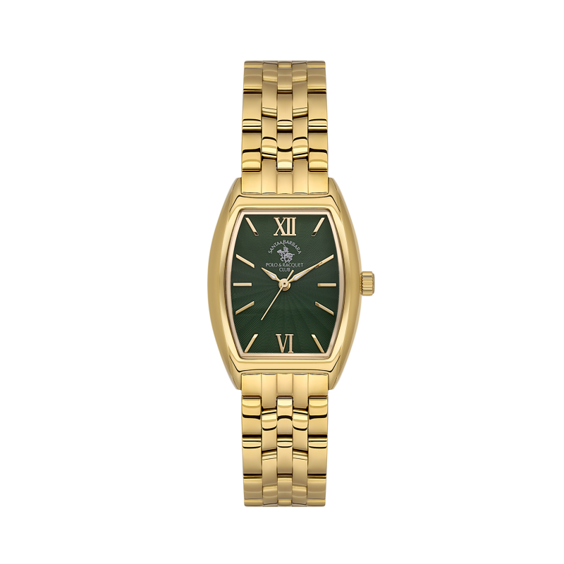 Santa Barbara Polo & Racquet Club Unique Gold Stainless Steel Watch for Women SB.1.10671-4