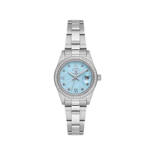 Santa Barbara Polo & Racquet Club Unique Silver Stainless Steel Watch for Women SB.4.10035-2