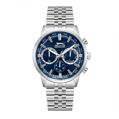 Slazenger Stainless Steel Silver Watch for Men SL.09.2453.2.03