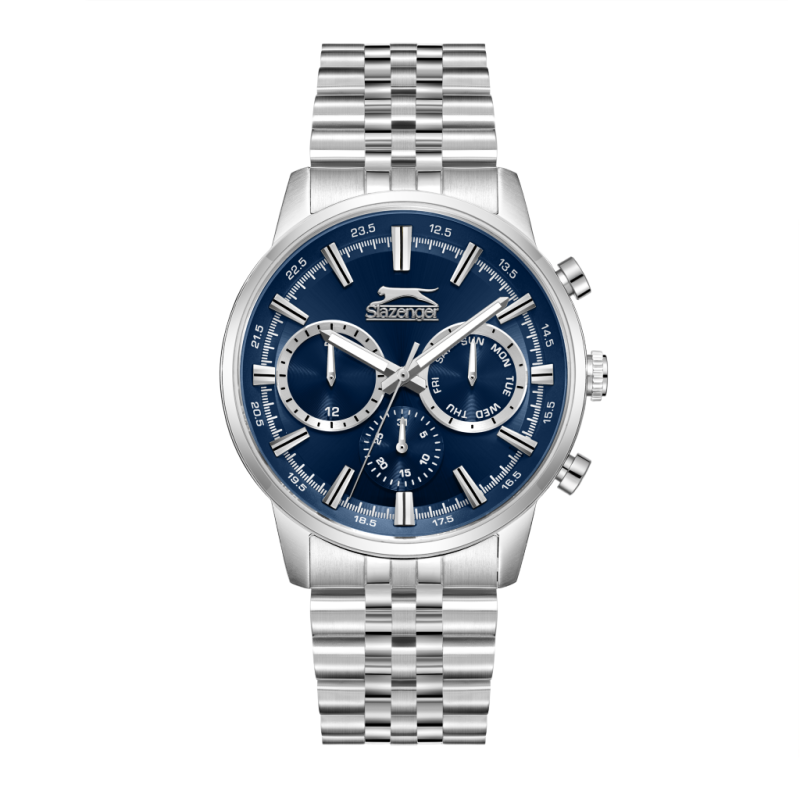 Slazenger Stainless Steel Silver Watch for Men SL.09.2453.2.03
