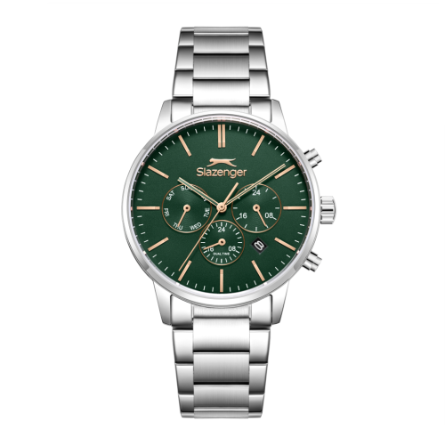 Slazenger Stainless Steel Silver Watch for Men SL.09.2585.2.370
