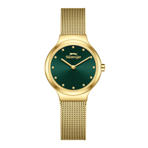 Slazenger Mesh Band Gold Watch for Women SL.09.2587.3.170