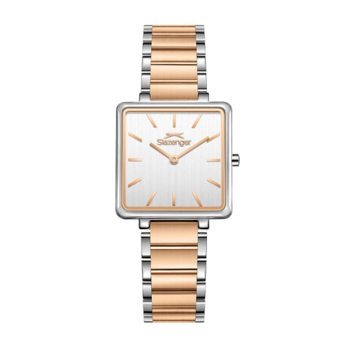 Slazenger Stainless Steel Silver and Rose Gold Watch for Women SL.09.2588.3.520