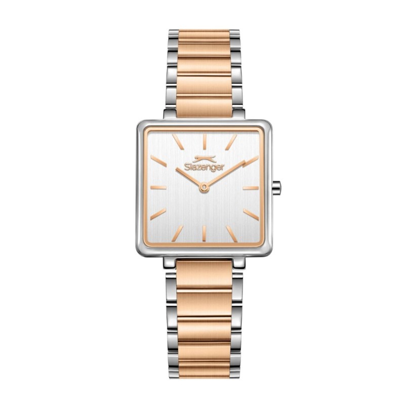 Slazenger Stainless Steel Silver and Rose Gold Watch for Women SL.09.2588.3.520