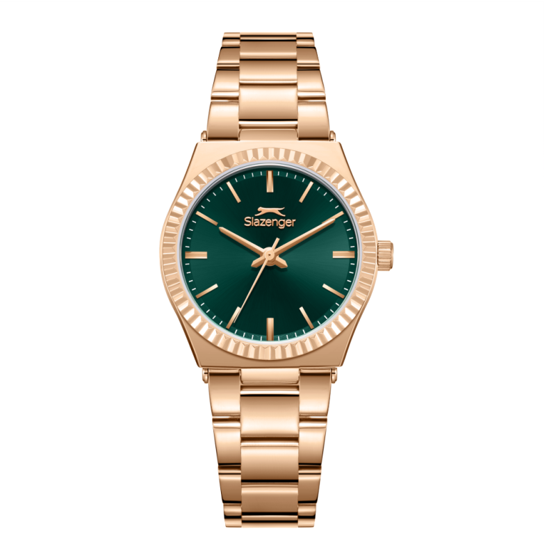 Slazenger Stainless Steel Rose Gold Watch for Women SL.09.2589.3.470