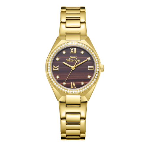 Slazenger Stainless Steel Gold Watch for Women SL.09.2590.3.140