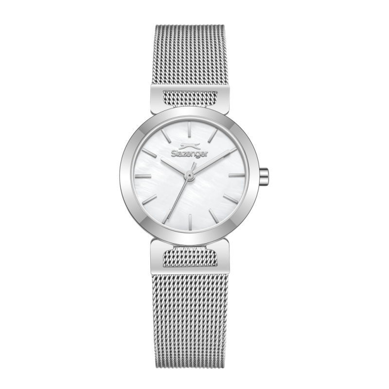 Slazenger Mesh Band Silver Watch for Women SL.09.2592.3.320