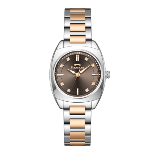 Slazenger Stainless Steel Silver and Rose Gold Watch for Women SL.09.2597.3.540