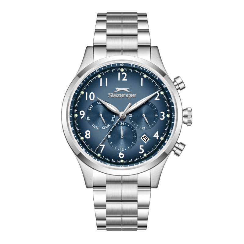 Slazenger Stainless Steel Silver Watch for Men SL.09.2598.2.390