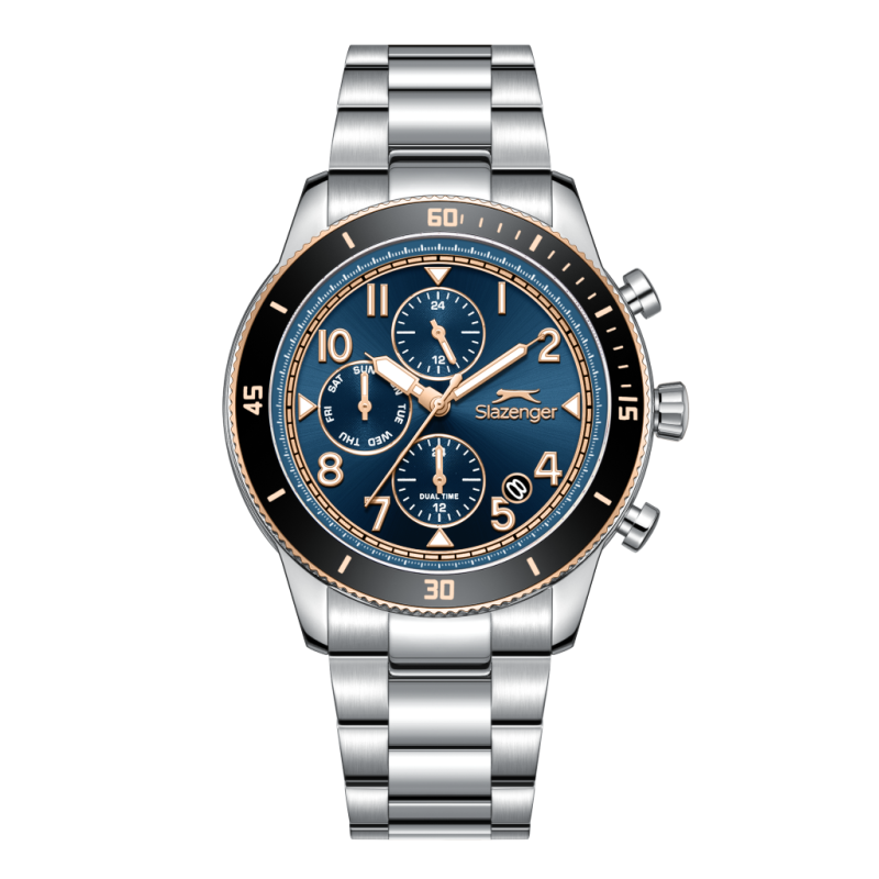 Slazenger Stainless Steel Silver Watch for Men SL.09.2604.2.550
