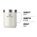 Stanley Classic Legendary Stay-Hot Camp Mug 0.23L / 8oz Cream Gloss 11464969