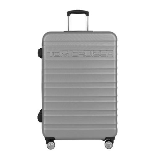 Tomcruiser Premier Smart Scale Hard Trolley 28 Inch Silver TC-HT-149