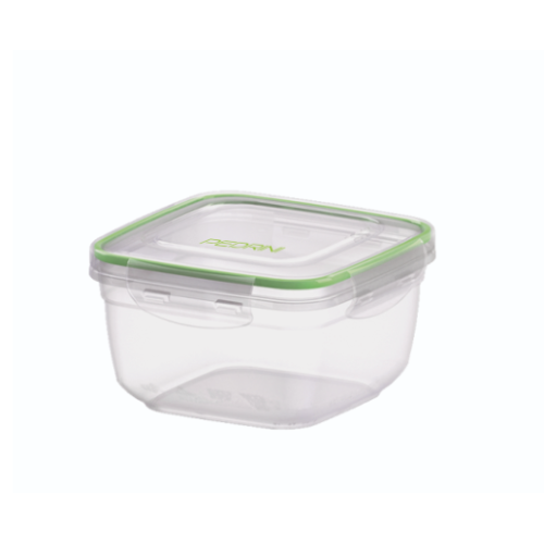 Pedrini Plastic Food Container Square 0.9Ltrs