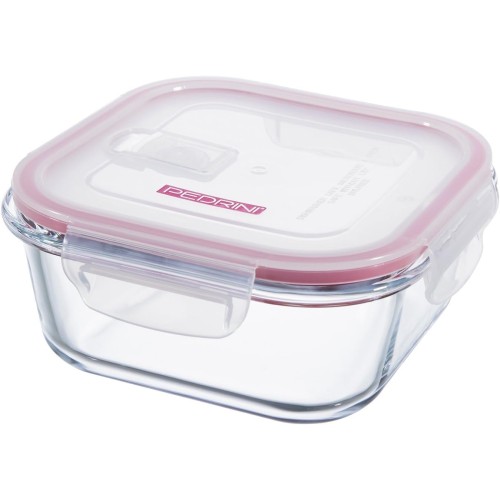 Pedrini Glass Container Square 320Ml