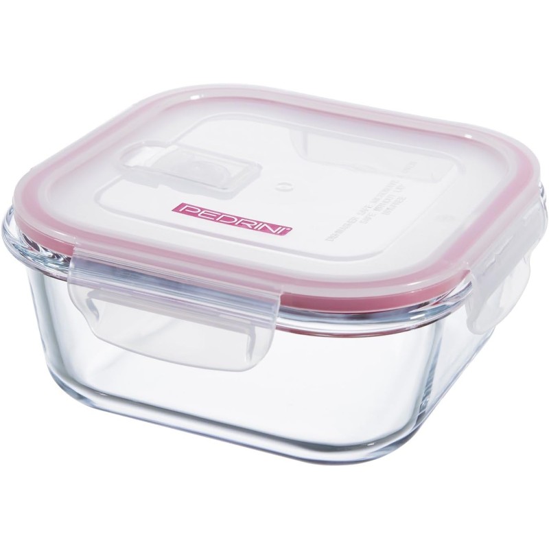 Pedrini Glass Container Square 320Ml