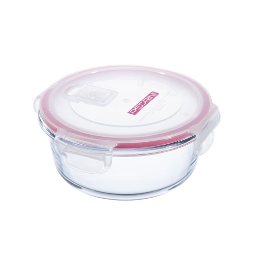 Pedrini Glass Food Container Round 950Ml