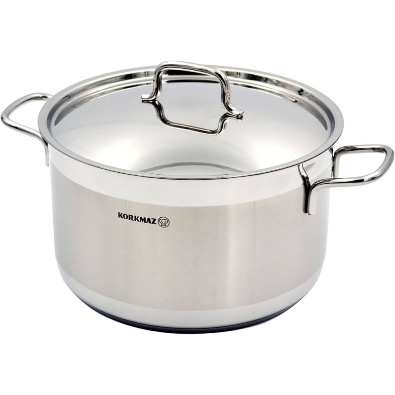 Korkmaz Casserole Alfa Extra Deep 8.5 Litres 1026