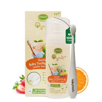 Enfant Organic Plus Gentle Baby Toothpaste Gel 1Y