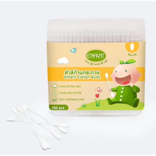 Enfant Cotton Buds Round 200pcs