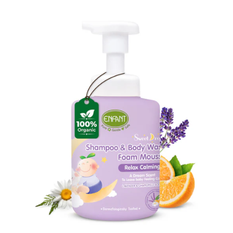 Enfant Sweet Dream Shampoo and Body Foam Mousse 400Ml